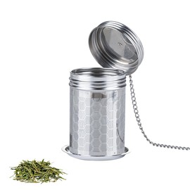 Extra Large Stainless Steel Twist Lock Mesh Tea Ball Tea Strainer Filter Spice Infuser 11cm/4.3 inch