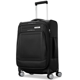 Samsonite UpLIFT 20" Lightweight Softside Carry-On Luggage with Spinner Wheels - Expandable - Airline-Approved, Polyester Soft Suitcase for Ultra Light Travel - Black
