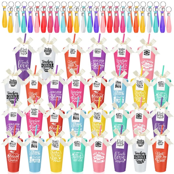 SiliFine 30 Sets Thank You Teachers Appreciation Gifts Bulk, 24
