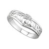 Biddy Murphy Irish 925 Sterling Silver Claddagh Ring with Classic