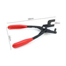 Candeon Car Exhaust Hanger Removal Plier - 11 inch Car Exhaust Rubber Pad Plier Puller Tool 150mm Maximum Opening Grommet Puller Muffler with 25-Degree Offset Handle
