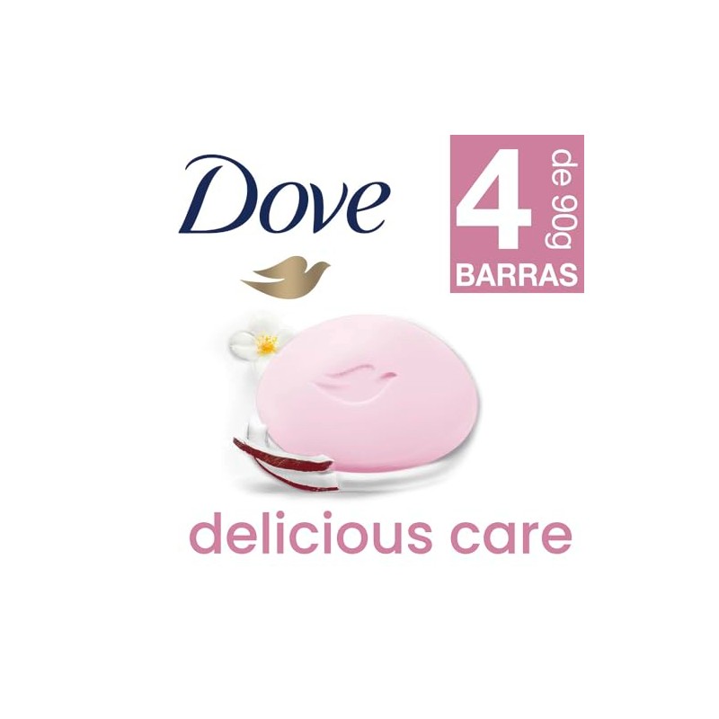 Dove Jabón Delicious Care Leche Coco 90g