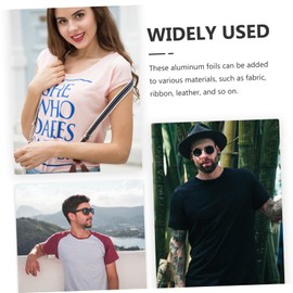 Alipis Creations 2 Rolls of Heat Activated Foil Toner Reactive Foil Heat Transfer for Crafts