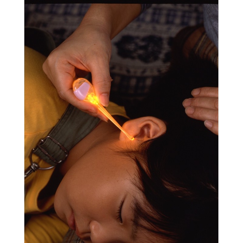 Smile Kids AMK-101 Luminous Earpicker, Akari-chan Earpick, Pink