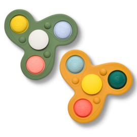 Silicone Suction Cup Spinner Toy for Babies&Toddlers(Planet Style)