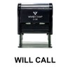 Will Call Self Inking Rubber Stamp (Black Ink) - Medium