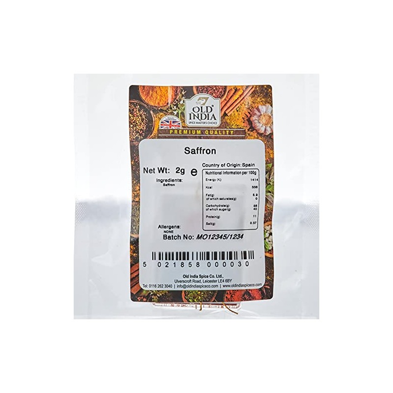 Old India Saffron 2 g