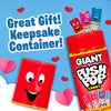 Push Pop Giant Christmas Candy Lollipop Container, 10 Ct Individually