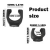 10 Pcs Universal Flashlight Holder with Screws, Flashlight Mounting Brackets,