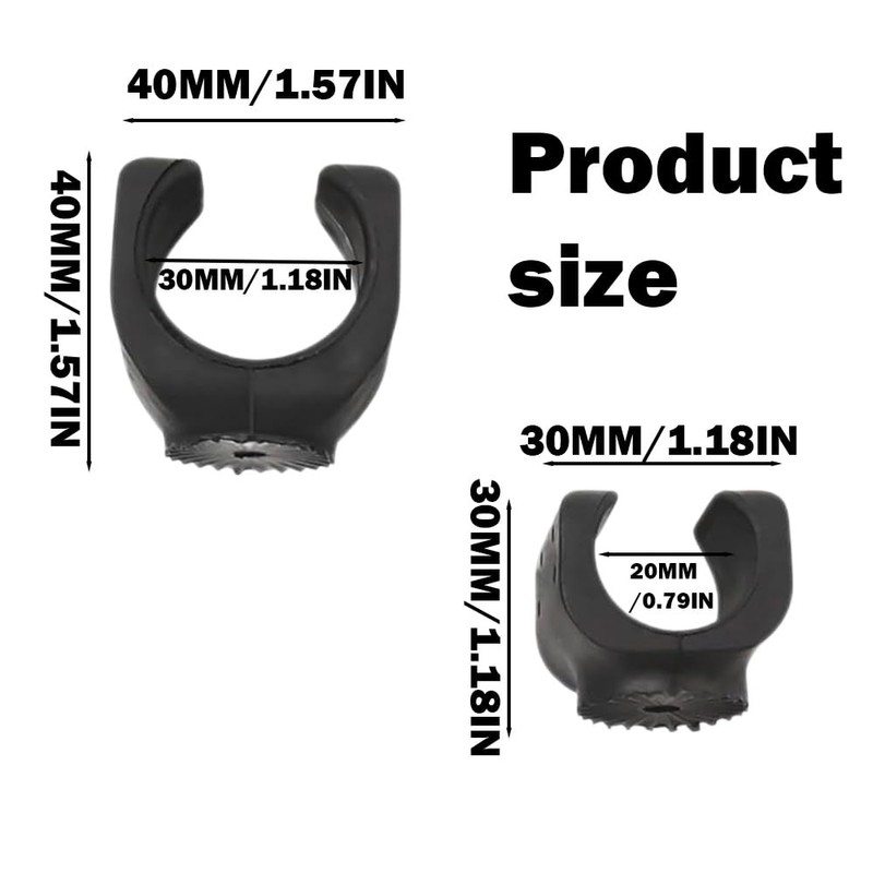 10 Pcs Universal Flashlight Holder with Screws, Flashlight Mounting Brackets,