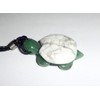 Sublime Gifts 1pc Turtle with White Howlite shell on Aventurine