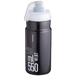 Elite Jet Biodegradable MTB, black with grey logo 550 ml