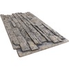 EverStone Acadia Ledge Faux Stone Panel, 49"W x 25 1/2"H