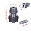 Electric Drill Compatible PVC Pipe Threader Kit, PVC Pipe Threader