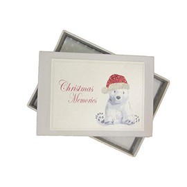 white cotton cards XPM1T Christmas Memories Cute Polar Bear Photo Album
