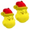 Grinch Face Christmas Tree Baubles, Light Up, Holiday Ornaments with