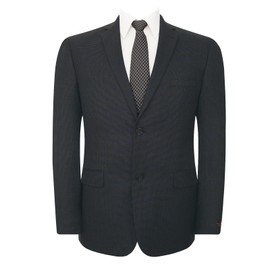AMY ZHU Men's Lightweight Plaid Blazer Sport Coat 2 Button Stretch Suit Jacket for Daily Wear Grey