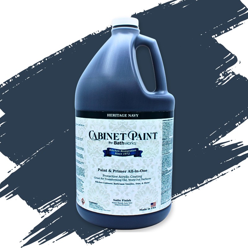 Bathworks Cabinet & Furniture Paint - Satin Finish, Easy Application,