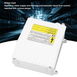 Well Pumps Control Box, Submersible Pumps Controller, Deep Well Pumps Accessories, 370 W Submersible Pumps, Outdoor Switch Controller with Heat Protection (EU Plug 220 V)