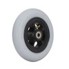 6in Electric Wheelchair Wheel Noiseless Aluminum Alloy Hub Rubber Inflatable