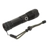 Strong Light Flashlight Aluminum Alloy USB Rechargeable Telescopic Zoom White