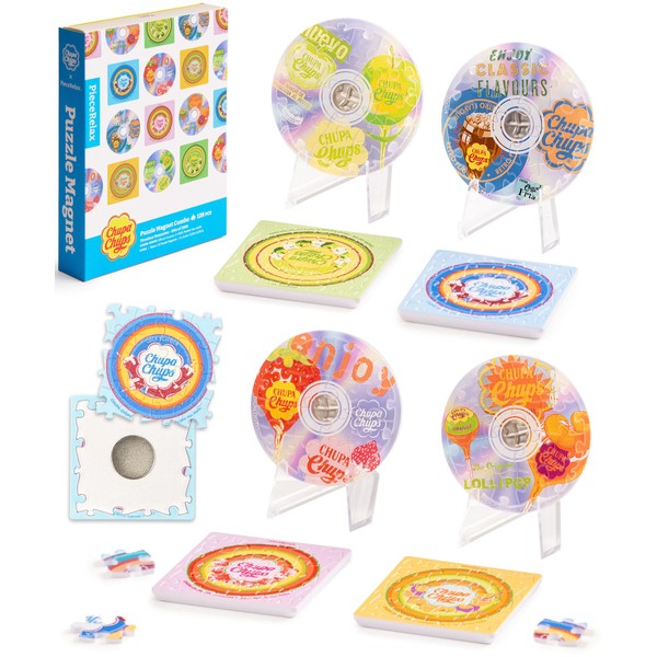 Chupa Chups X PieceRelax Magnet Puzzle for Adults 128 Pieces