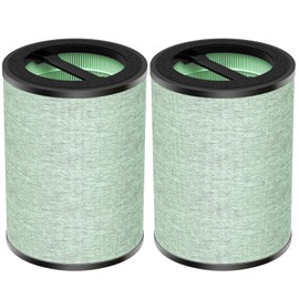 H13 True HEPA Filter Compatible with WYZE Smart Air Purifier, Standard Filter, True HEPA Filter Replacement with Activated Carbon Filter 2 Pack