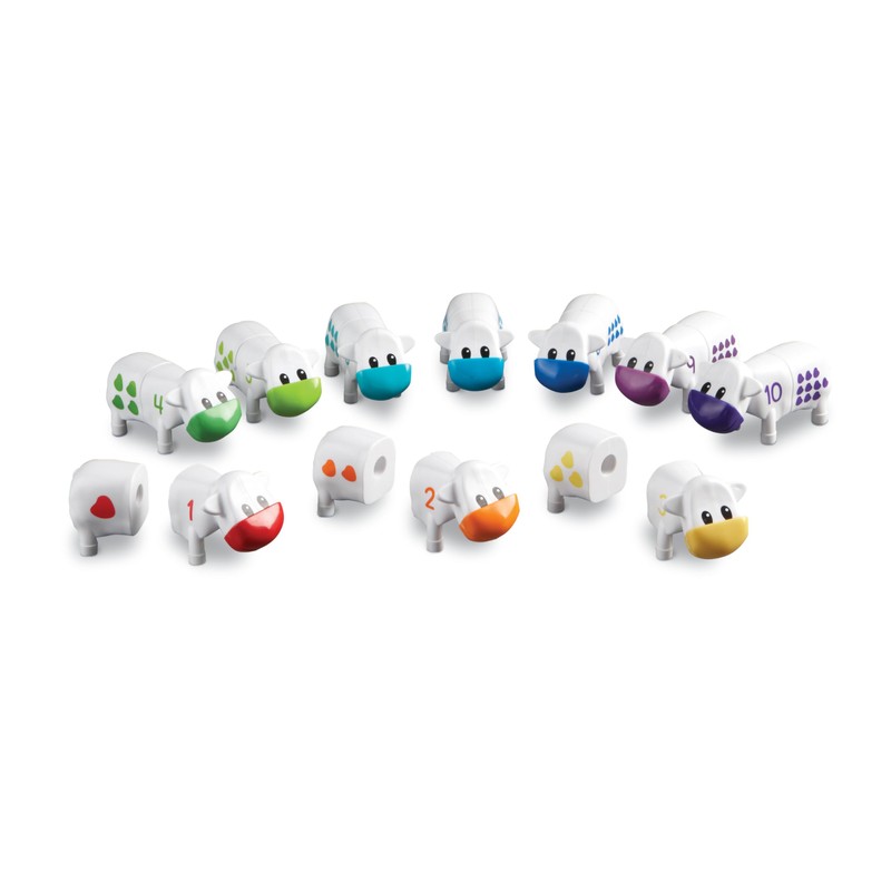 Learning Resources Snap-n-Learn Counting Cows Toy Set - Toddler Toys,