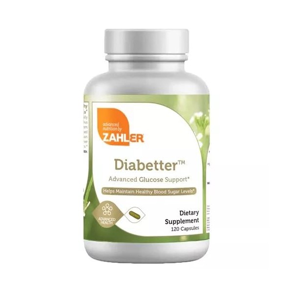 ZAHLER DIABETTER SOPORTE AVANZADO DE GLUCOSA 120 CAPSULAS