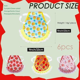 LSTORENICE 6Pcs Chicken Saddle for Hens Adjustable Elastic Belt Chicken Apron Double Back Hen Saddle Protective Clothes for Chickens Ducks Geese Poultry Protector for Farmers Christmas Presents