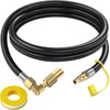 GasXpert Improved Propane Quick Connect Hose, 7FT RV Propane Hoses
