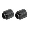 MECCANIXITY Male to Female Extender Fitting Black G1/4 x 20mm