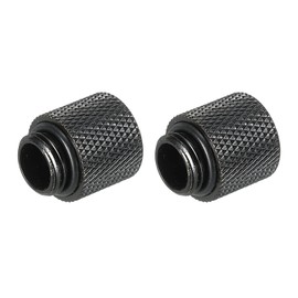 MECCANIXITY Male to Female Extender Fitting Black G1/4 x 20mm for Water Cooling System Pack of 2