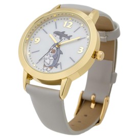 Fieldwork MSD002-5 Women's Wristwatch, Shark, Gray, Leather Band, gray, Modern