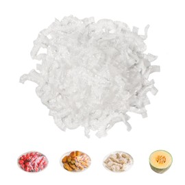 Bliceon 200 Pack White Stretch Food Covers, Elastic Plastic Bowl Lids for Food Storage, Kitchen Supplies for Fruits, Vegetables, Meat & More, Versatile Universal Bowl Covers