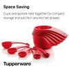 TUPPERWARE Juego de 6 tazas medidoras + 6 cucharas, apto