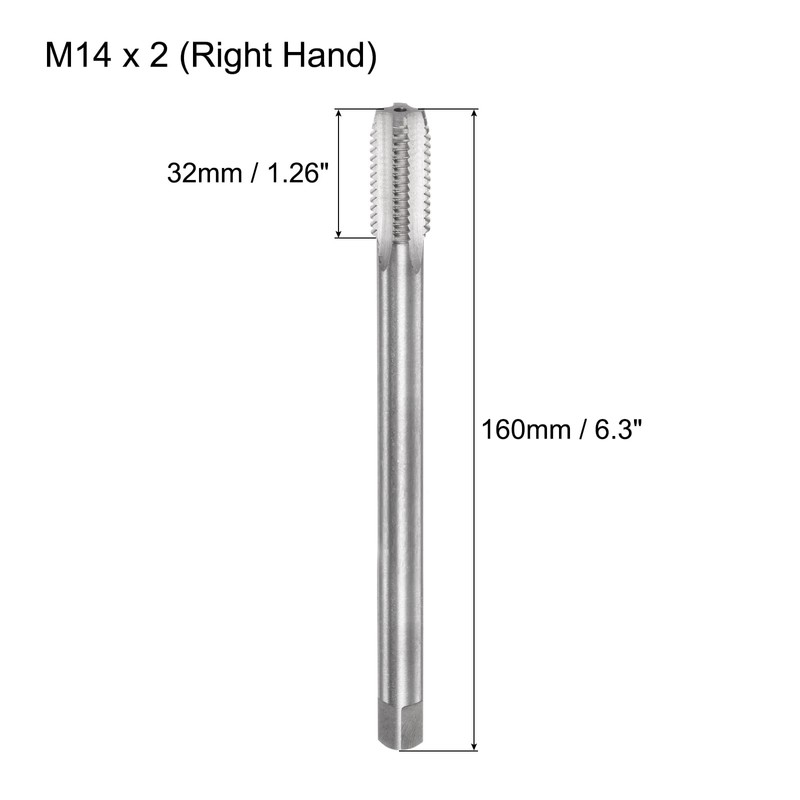 QUARKZMAN Metric Tap M14 x 2 H2 160 mm Extra