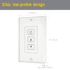 Armacost Lighting Wireless White or Single Color LED Dimmer Touchpad