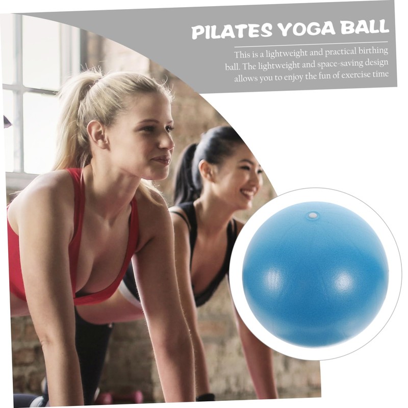 KOMBIUDA 9 Inch Small Pilates Ball for Exercise Fitness Ball