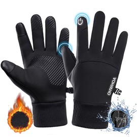 OHWHOA Gloves Winter Gloves Motorcycle Bicycle Gloves Waterproof Non-Slip Windproof Touchscreen Gloves Men Women Winter Running Snowboard Climbing Hiking
