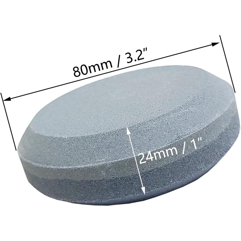 2X Sharpening Stone Hatchet Sharpener Puck Dual Grit 120# /180#