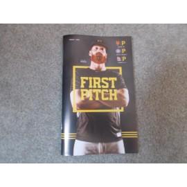 2018 Pittsburgh Pirates First Pitch Issue 9 Colin Moran Mets Cubs Cardinals