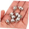 OHPHCALL Jewelry Pendant Clock 50pcs Small Bells Connectors for Beadwork