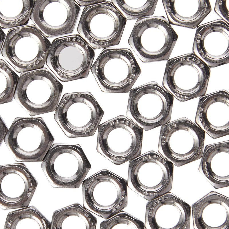 AHCMetric Hexagonal (Hex) Full Nuts A2 Stainless Steel M5 5mm