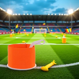 Adult Squad Armbands Elastic Non-Slip Adjustable Arm Band Neon Colored Adhesive Armband Wrist Sweatbands,for Soccer Football Training Team Sports Wrist Bands,Football Hand and Arm Pads (Orange)