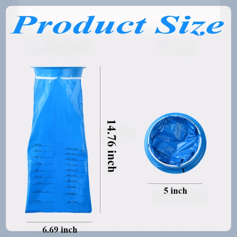 HOIRIX 30 Pack Vomit Bags Disposable,Portable Emesis Bags 1000ml Leak