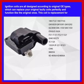 Advanceignition 1PC UFD304 IGNITION COIL B6S7-18-100 B6S718100 F0BZ-12029-A F0BZ12029A