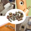 WJMY Screw Nut Threaded Inserts Wood Screw Thread 135 Pieces