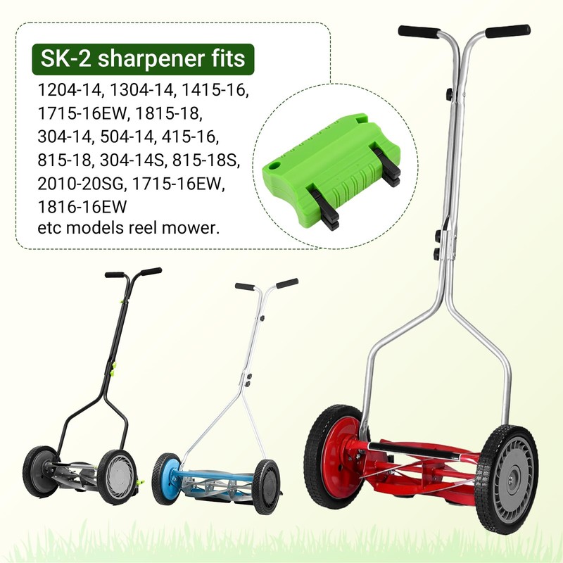 SK-2 Reel Mower Blade Sharpener, Lawn Mower Hand Sharpener