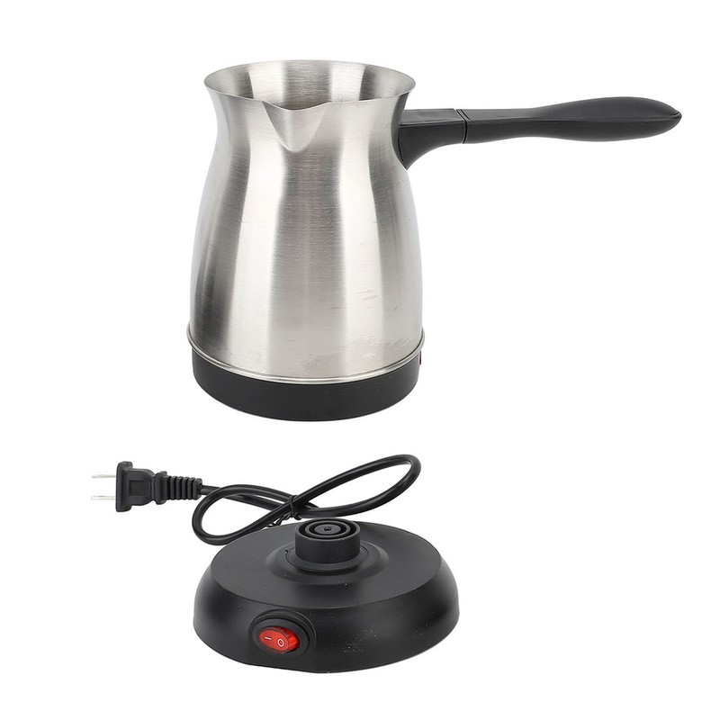 Electric Coffee Pot Ergonomic Handle 600ML Stainless Steel Turkish Coffee